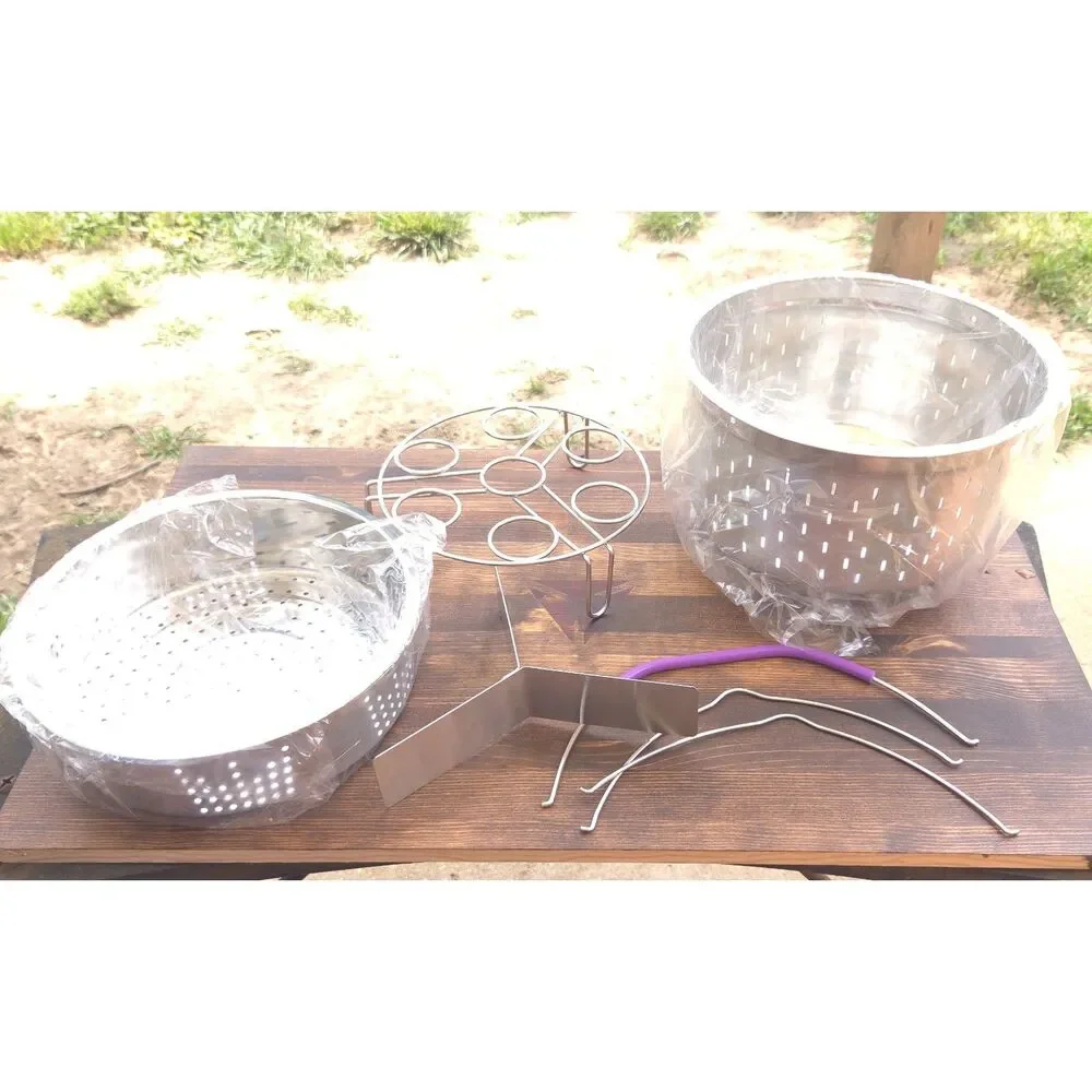 NIB HASWE Instant Pot Steamer Basket Set 18/8 Stainless Steel 5/6/8 Qt